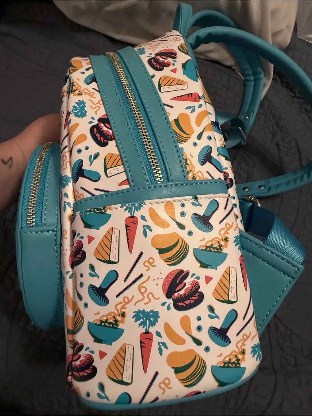 Loungefly Disney Food & Wine Festival 2023 Mini Backpack.